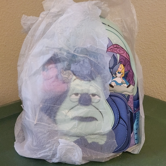 Disney Parks Alice in Wonderland Loungefly mini backpack - Picture 6 of 14